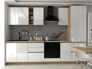 Bucătărie de 3m, modernă și spațioasă