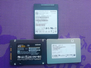 SSD 2.5" Samsung 870 QVO 1TB Micron 1TB SanDisk 1TB