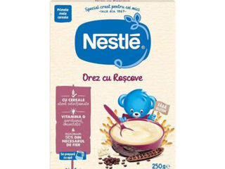 Каша рисовая безмолочная Nestle с рожковым деревом (6+ мес.), 250 г foto 1