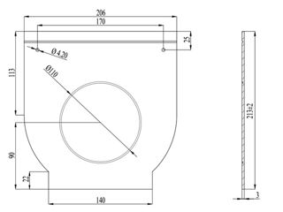 Vând rigola polymax basic dn100 h155 cu gratar fonta c250 (1000x160x155) foto 2