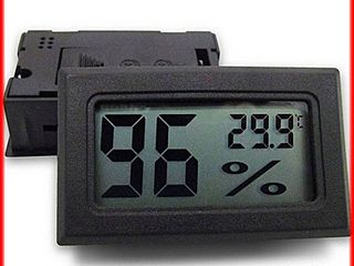 Измеритель влажности воздуха с термометром бытовой с часами и без foto 7