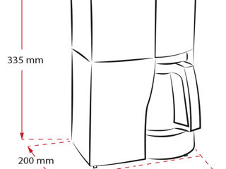 Aparat de cafea cu filtru Negru Melitta Optima Timer foto 2