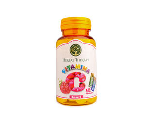 Vitamina C 100mg cu Glucoză și Aromă de Zmeură N120