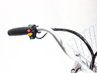 Bicicleta electrica 350w cu portbagaj moale posibil si in rate la 0% comision foto 6