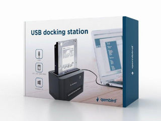 3.5" / 2.5" Usb 2.0 Docking Station For 2.5 And 3.5 Inch Sata Hard Drives, Gembird, Hd32-U2S-5