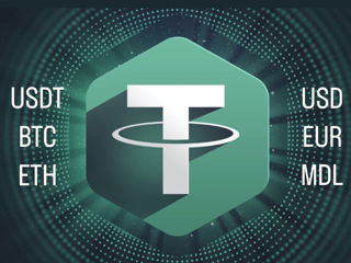 Vând/Cumpăr Cryptovalute Usdt, Bitcoin, Ethereum 0% Moldova, Romania!