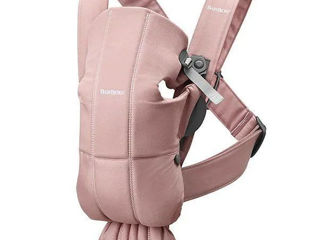 Эрго-рюкзак переноска слинг кенгуру BabyBjorn Mini Cotton, 0210.14 цвет: Old rose