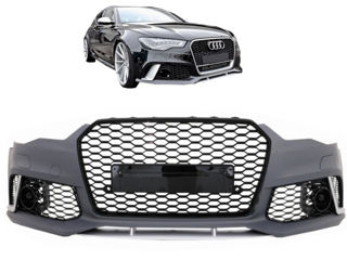 Bara Fata compatibil cu Audi A6 4G RS6 Design (2011-2015) cu Grile