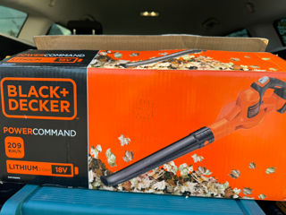 Suflanta cu aer pe baterie black&decker noua!