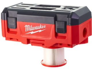 Aspirator umed/uscat cu acumulator milwaukee, model m18vc2/промышленный пылесос milwaukee m18 vc2 foto 6