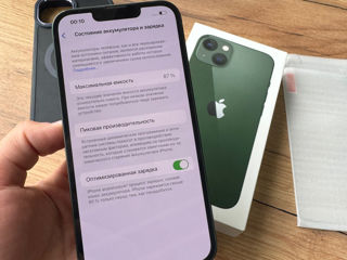 Iphone 13 128gb Green 87% , original ! Tot setul + garantie ! foto 5