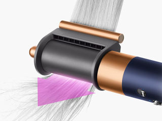 Ondulator Multistyler Dyson HS05 Airwrap Complete Long Volumise, 90 grade, invelis ceramic, albastru foto 2