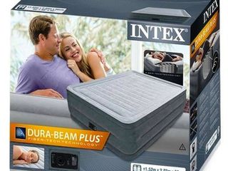 Надувная  кровать Intex 64418 (152x203x56 СМ.) со встроенным электронасосом foto 2