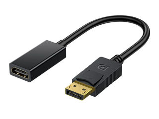 Переходник DP в HDMI-совместимый кабель «штырь-гнездо» для ноутбука HP/DELL, ПК, порт дисплея в 1080