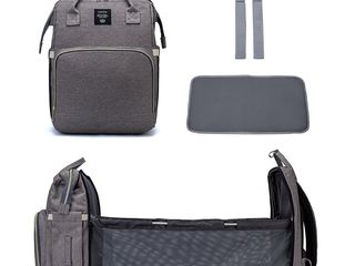 Rucsac carucior multifunctional  cu patut pliabil/ сумка для мамы c выдвижной кроваткой для малыша foto 5