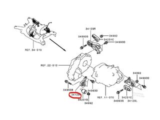 Подушка заднего дифференциала Mitsubishi Outlander Phev foto 5