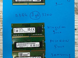 8Gb DDR4 3200 SoDimm Micron и Kingston