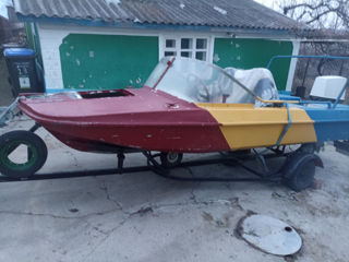 Se vinde barcă de aluminiu "Обь 3" foto 1
