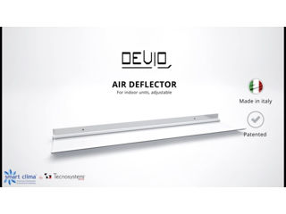 Deflector reglabil Aluminiu "Devio" L1050mm Made in Italy 12000041