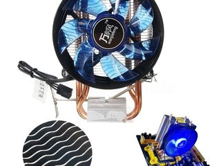 LED CPU cooler Fan Heatsink for Socket LGA1151/1550/1156/1555/LGA775 AMD AM3/AM2/FM2/754/939 foto 2