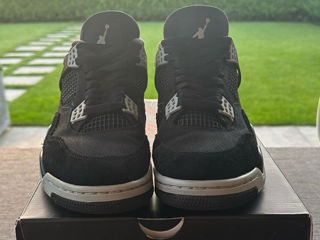 Jordan 4 rerto black canvas