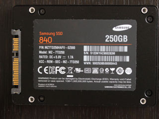 SSD Samsung 840 Pro - 128Gb / 256Gb / 512Gb / 1 Tb foto 2