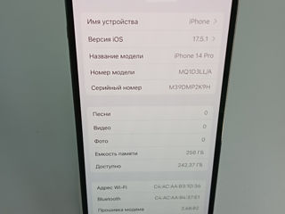 IPhone 14 Pro 256GB 89% esim foto 2