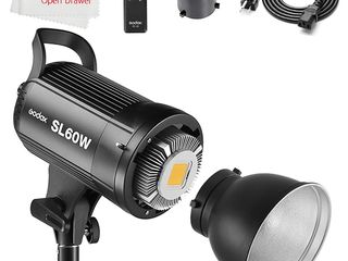 Godox SL60W. Постоянный студийный свет с софтбоксами, 2 комплекта. foto 8