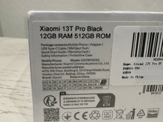 Xiaomi 13T Pro 12/512GB - Nou, Sigilat foto 2