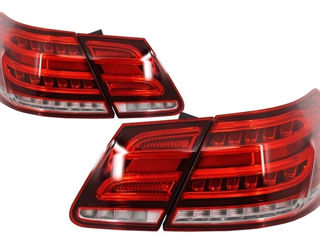 Stopuri LED compatibil cu Mercedes E-Class W212 (2009-2013) Facelift Design Rosu Clar