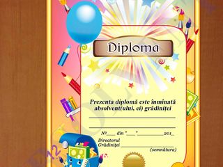 Diplome, panglici absolvent 2020, adio gradinita, ecusoane, toca foto 3