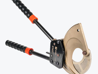 Инструмент для резки кабеля и провода, hoegert, кабельные ножницы, кабелерез с трещоткой foto 10