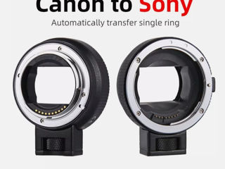 Адаптер Canon EF EFs to SONY e-mount foto 3