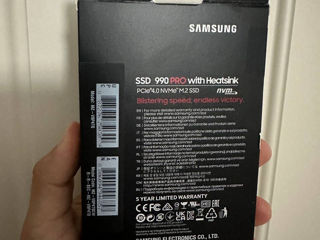 Samsung 990pro 4tb Heatsink. Nou foto 3