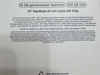 MacBook Air 15 M3 16 RAM / 512GB Midnight foto 4