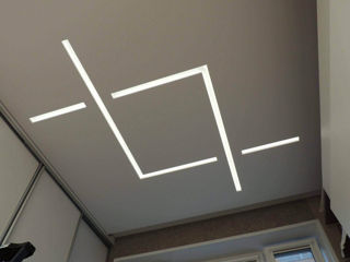 Натяжные потолки + дизайн + освещения tavane extensibile + design + iluminatie foto 10
