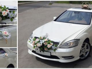 Mercedes-benz S-class alb/negru pentru nunta ta!!! 20€/1h foto 2