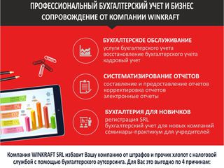 Servicii de contabilitate de la 800 lei Chisinau foto 1