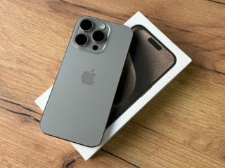 Iphone 15 Pro 256gb natural titanium ca nou foto 3