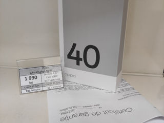 Oppo A40 4/128gb New+Garantie 1990Lei