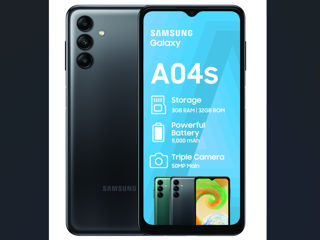 Samsung A04s Display mare 6.5 inci, baterie mare 5000mAh Camere 50MP+2MP+2MP+5 MP foto 1