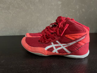 Борцовки asics matflex 6 gs classic red/flash coral foto 3