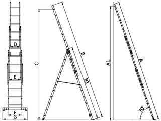 Scari din aluminiu / Алюминиевые лестницы стремянки в Единцах foto 13