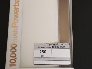 Powerbank Primark,250 lei