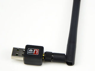 Новый! USB WiFi адаптер для стационарных компов и ноутов. Антенны 2-15dbi 150Mbps 802.11b,g,n foto 1