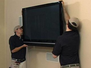 Установить телевизор на стену.Instalez televizoare pe perete.Montaj tv, montaj suport tv pe perete.
