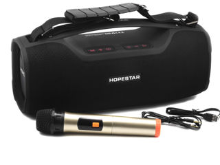 Hopestar A6X A6 Pro + микрофон 55 ватт. Колонка бомба, звук убивает! foto 3