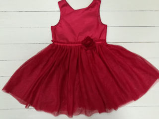 платье красного цвета на 4 года