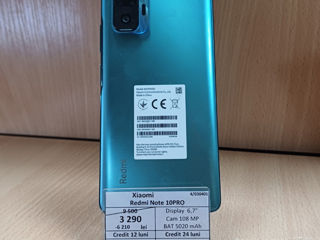 Xiaomi Redmi Note 10 Pro 8/256Gb, 3290 lei foto 1