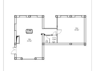 Spațiu comercial 108,47 m2, preț 184399 euro, prima rată 55320 euro, Dumbrava, str. Durlești 10